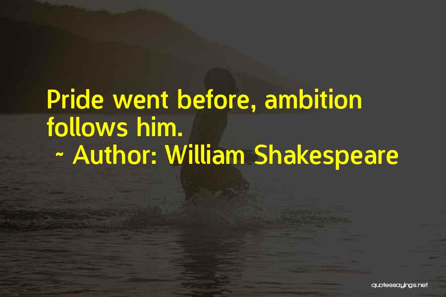 Ambition Shakespeare Quotes By William Shakespeare