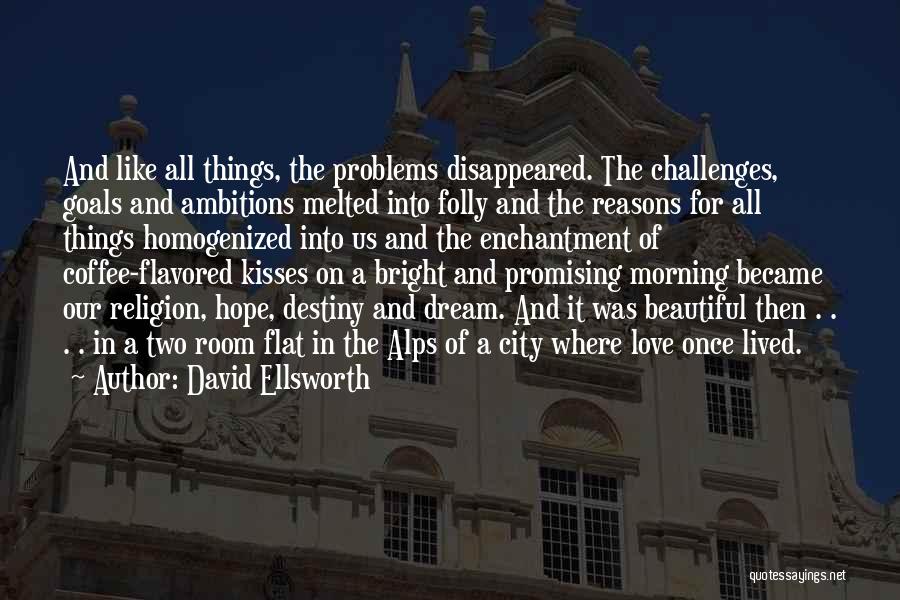 Ambitions Quotes By David Ellsworth