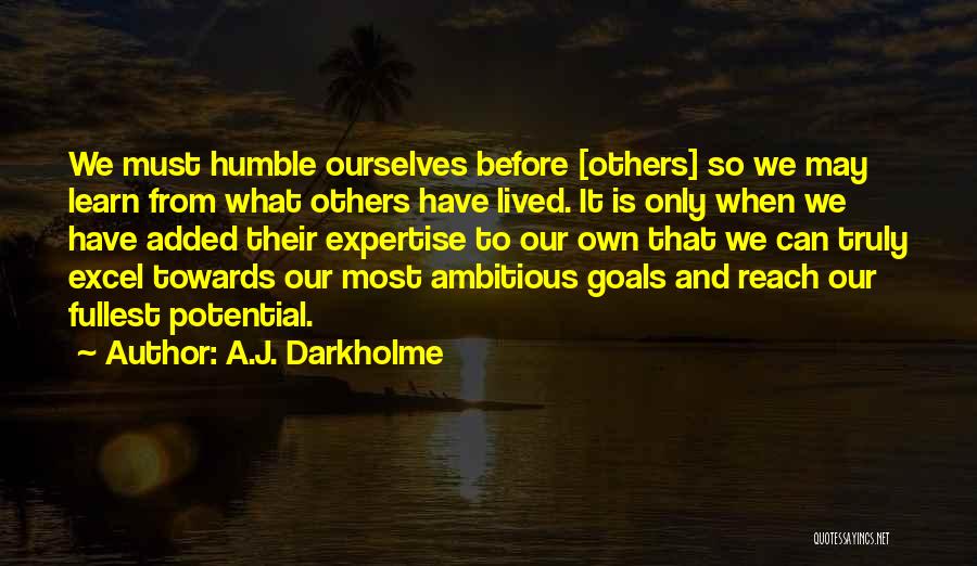 Ambitious Goals Quotes By A.J. Darkholme