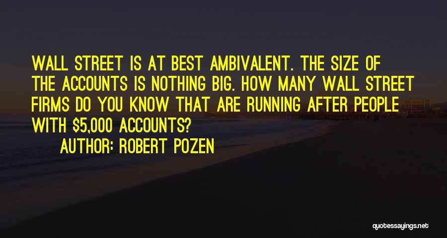 Ambivalent Quotes By Robert Pozen