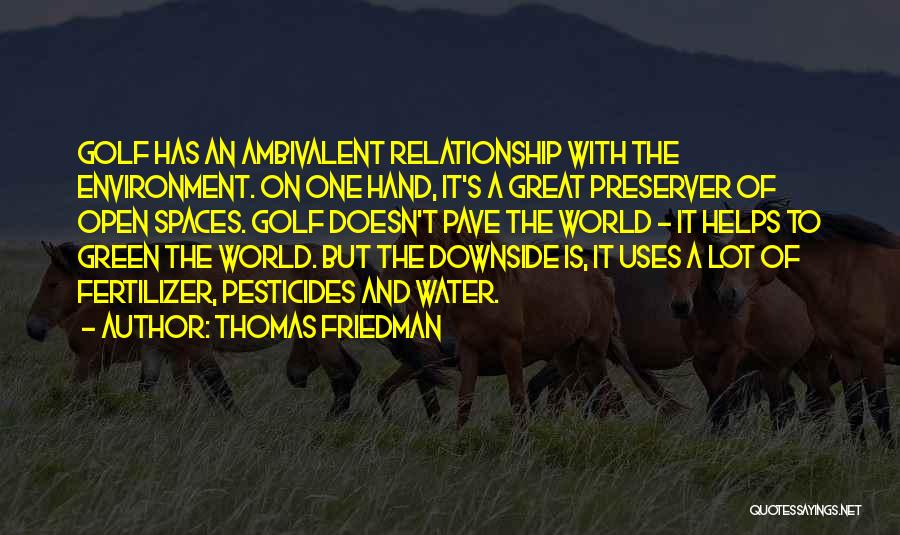 Ambivalent Quotes By Thomas Friedman