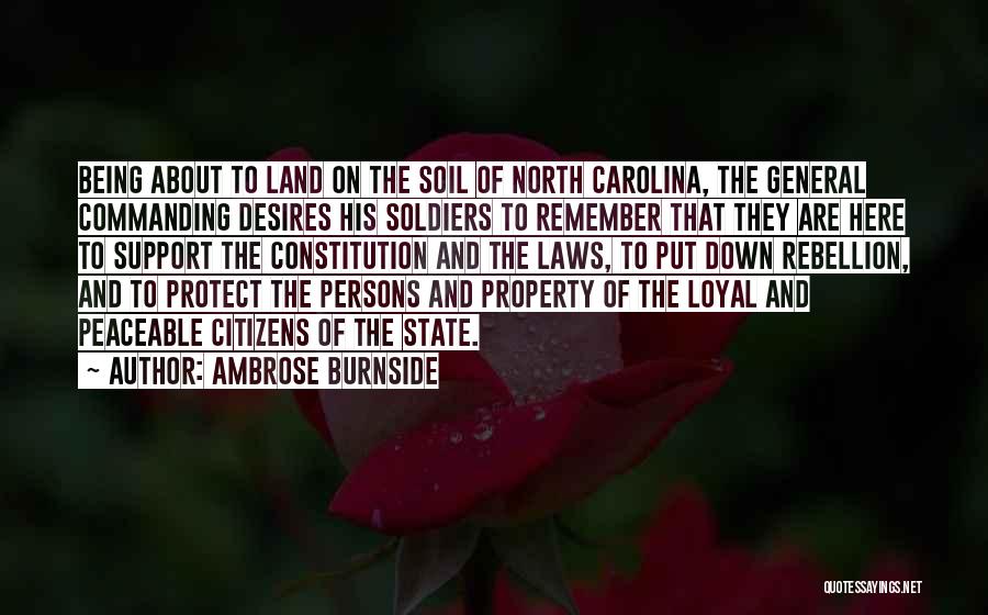 Ambrose Burnside Quotes 732875