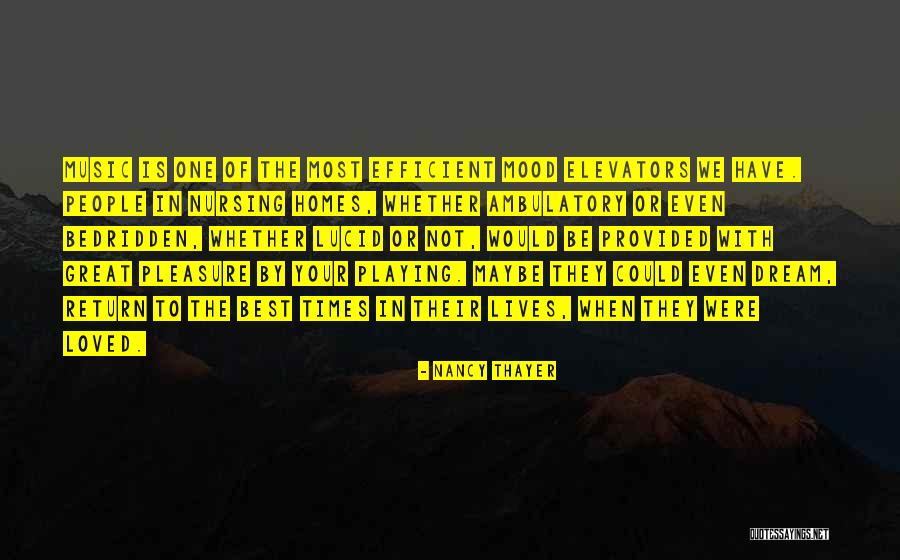 Ambulatory Quotes By Nancy Thayer Ambulatory Quotes By Nancy Thayer