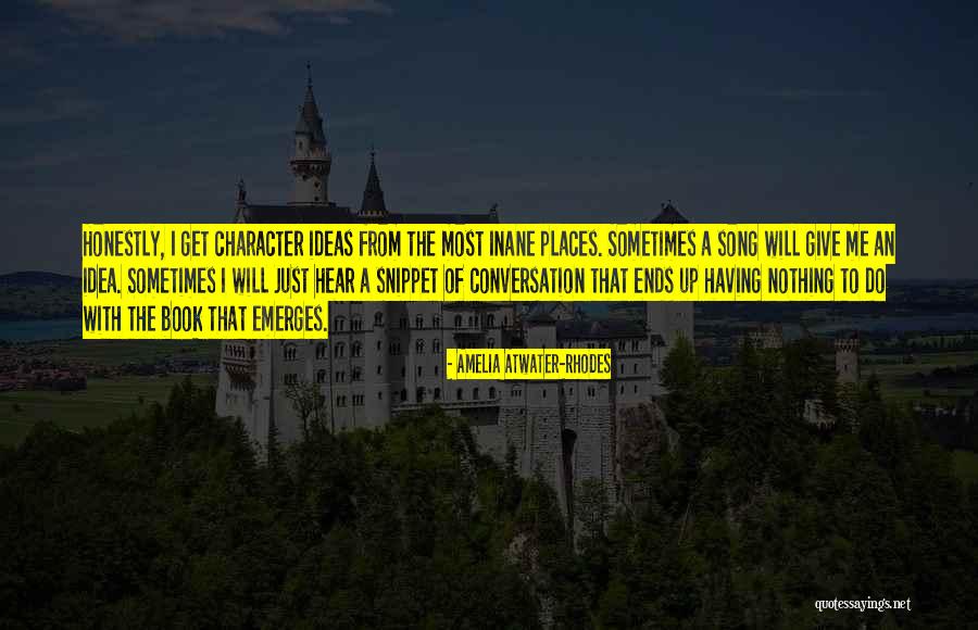 Amelia Atwater-Rhodes Quotes 1443815 Amelia Atwater-Rhodes Quotes 1443815