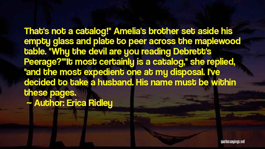 Amelia Quotes By Erica Ridley