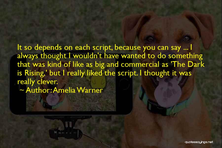 Amelia Warner Quotes 864754