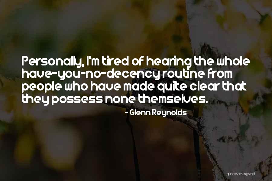 Ameline Quotes By Glenn Reynolds Ameline Quotes By Glenn Reynolds