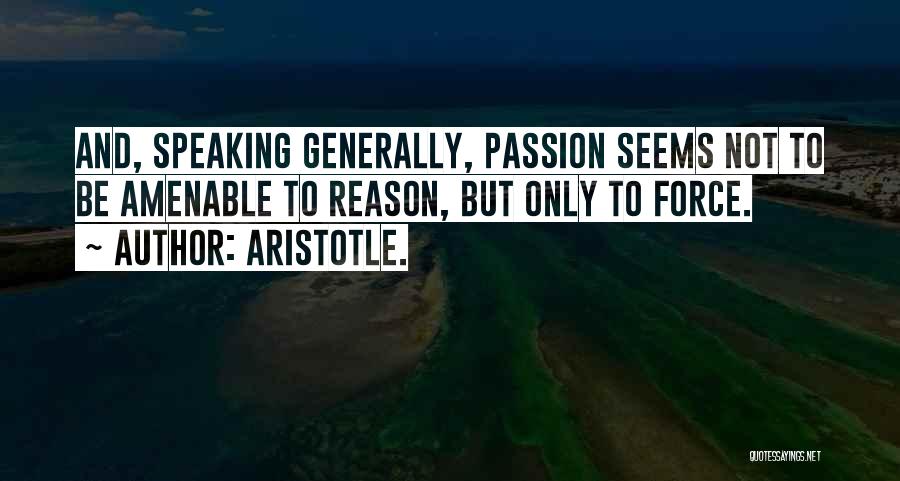 Amenable Quotes By Aristotle.