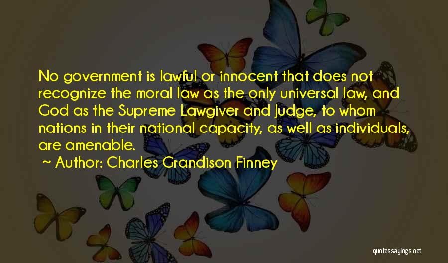 Amenable Quotes By Charles Grandison Finney