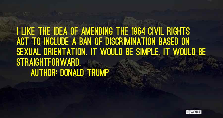 Amending Quotes By Donald Trump