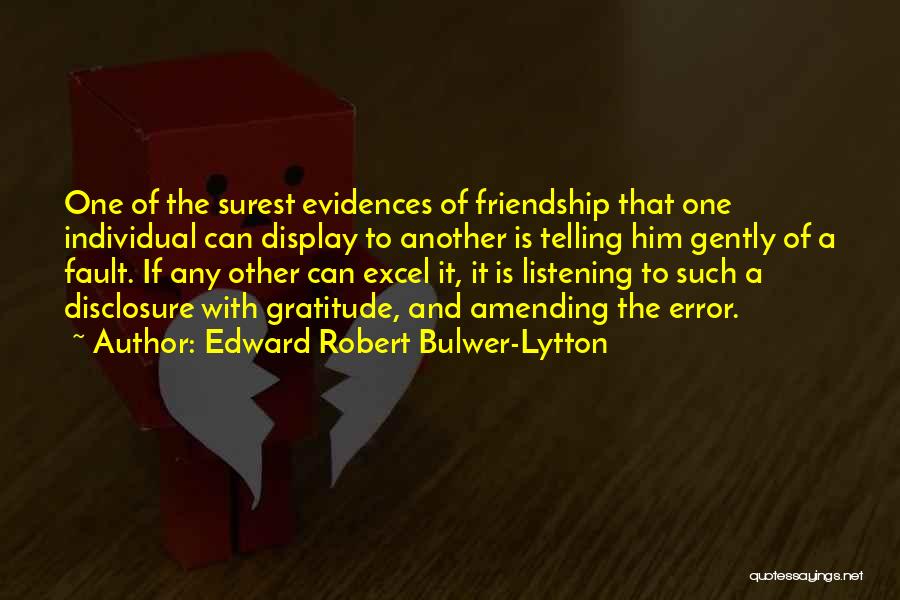 Amending Quotes By Edward Robert Bulwer-Lytton