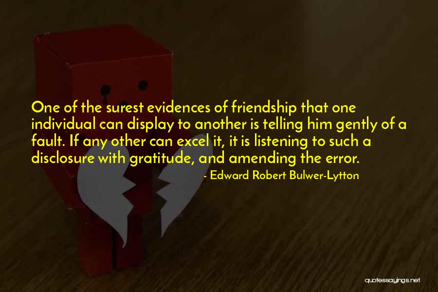 Amending Quotes By Edward Robert Bulwer-Lytton