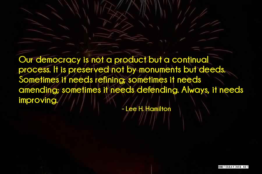 Amending Quotes By Lee H. Hamilton