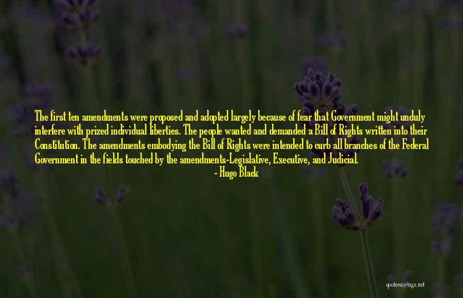 Amendments 1-10 Quotes By Hugo Black