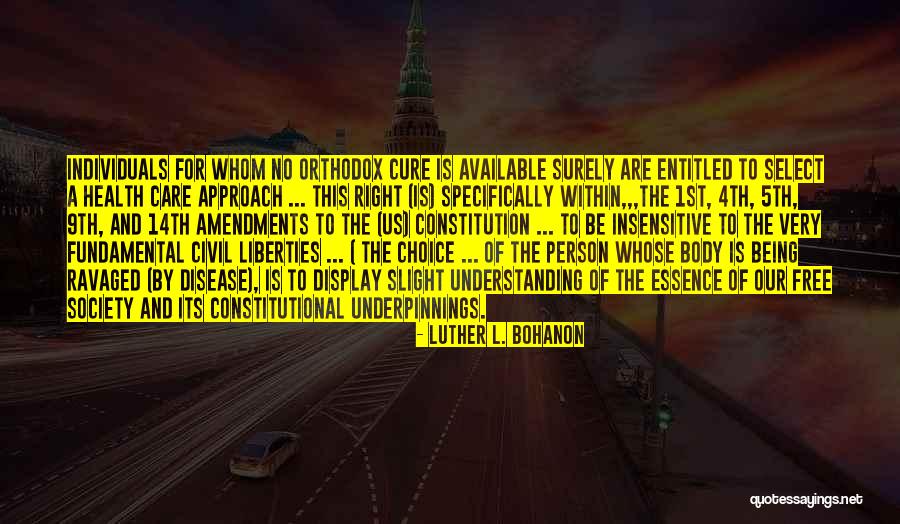 Amendments 1-10 Quotes By Luther L. Bohanon