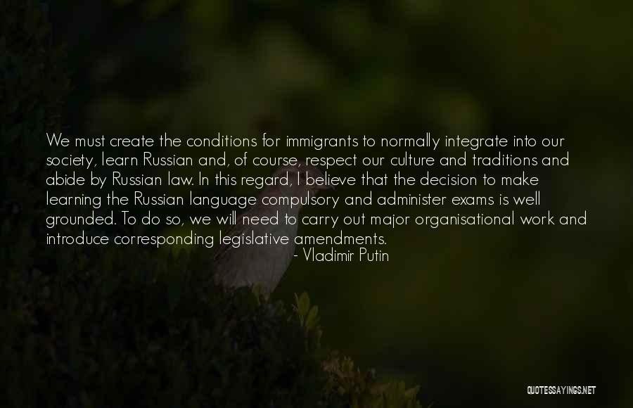 Amendments 1-10 Quotes By Vladimir Putin