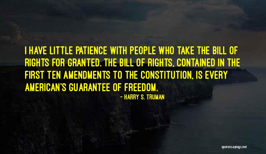 Amendments To The Constitution Quotes By Harry S. Truman