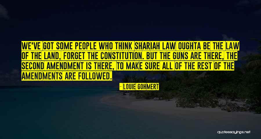 Amendments To The Constitution Quotes By Louie Gohmert