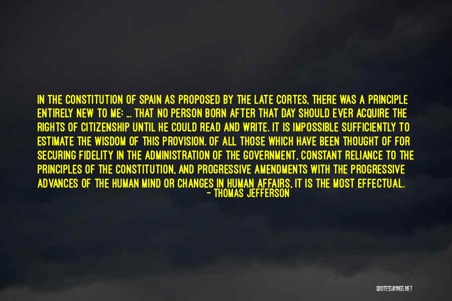 Amendments To The Constitution Quotes By Thomas Jefferson