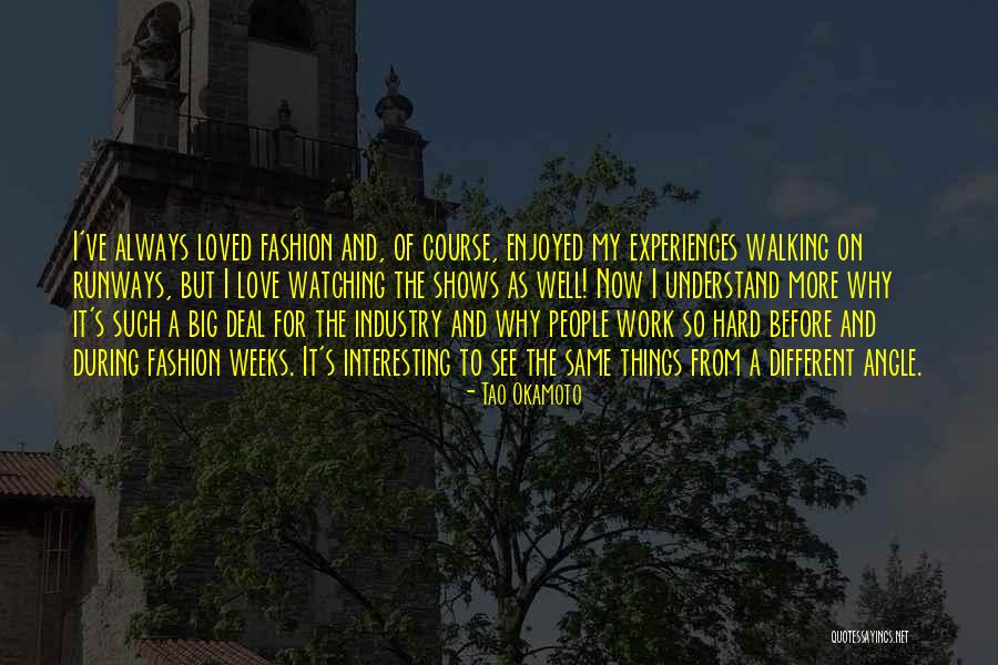 Amenity Quotes By Tao Okamoto Amenity Quotes By Tao Okamoto