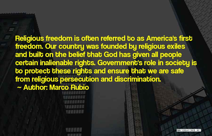 America And God Quotes By Marco Rubio