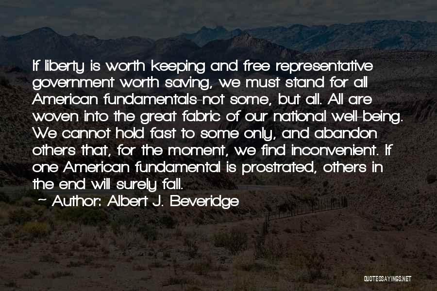 America Being Great Quotes By Albert J. Beveridge