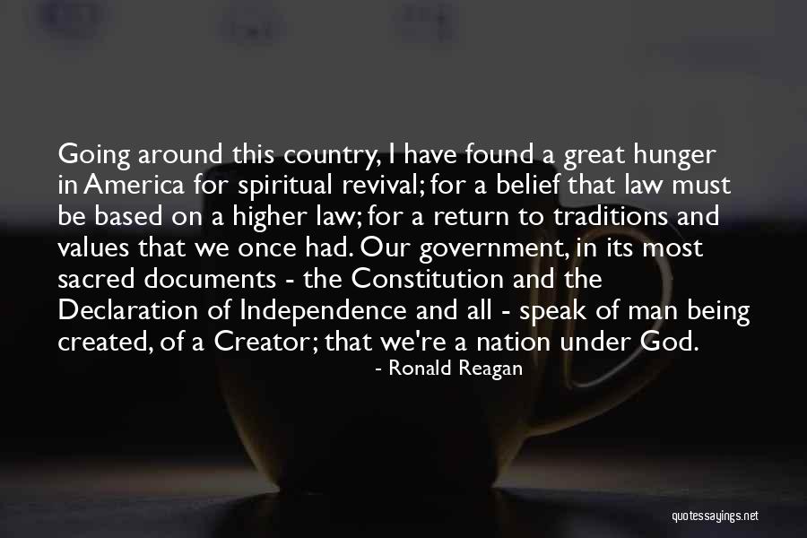 America Being Great Quotes By Ronald Reagan