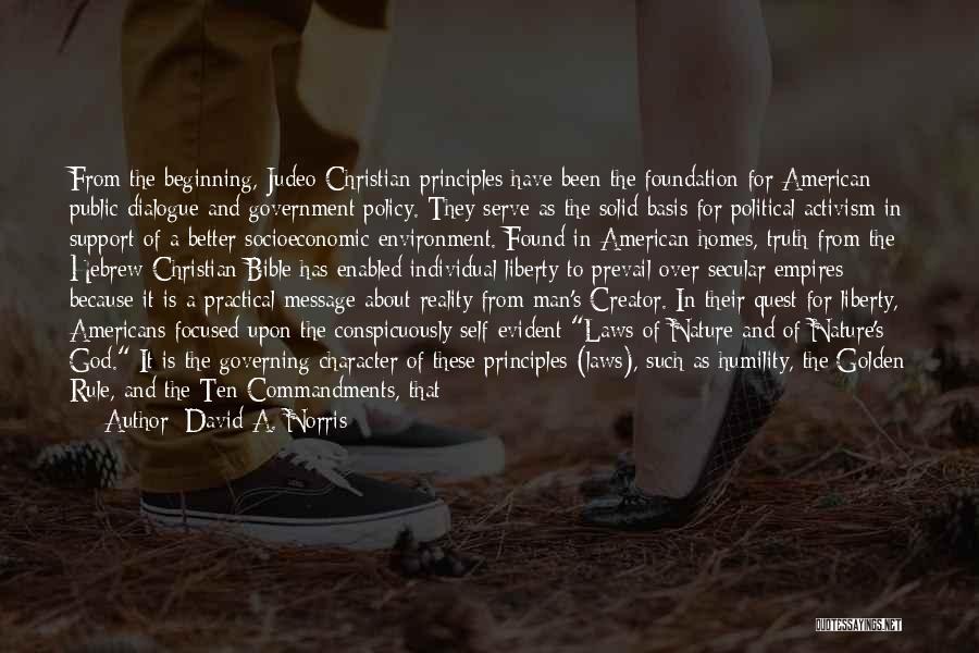 America By Our Founding Fathers Quotes By David A. Norris