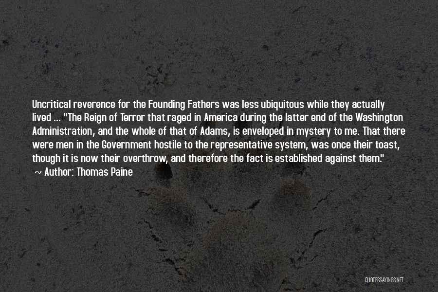 America By Our Founding Fathers Quotes By Thomas Paine