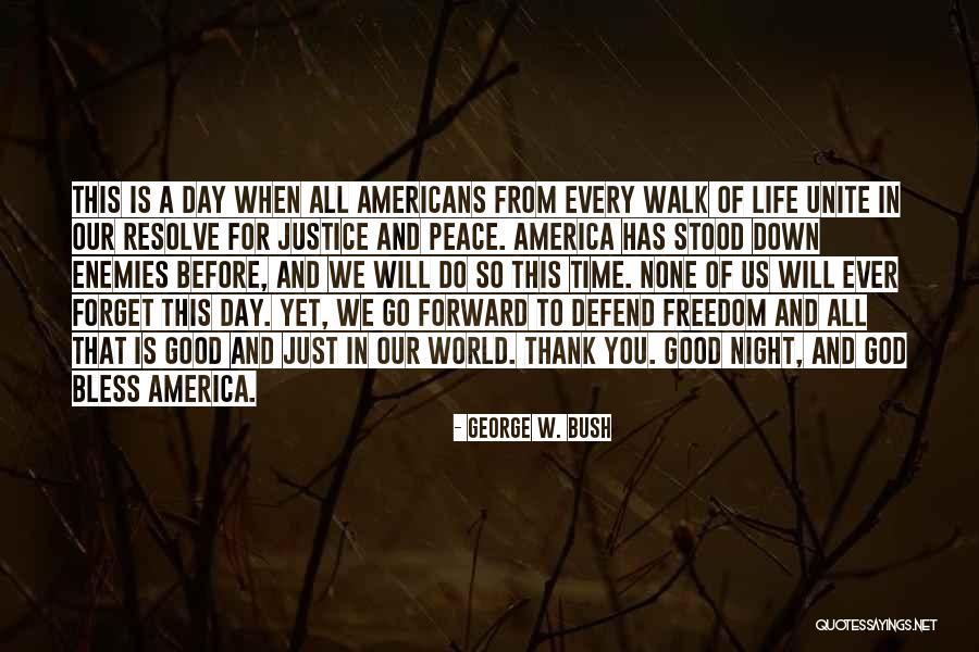 America Day Quotes By George W. Bush