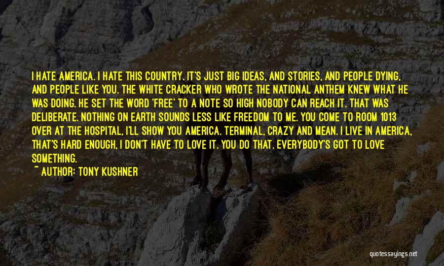 America Freedom Quotes By Tony Kushner