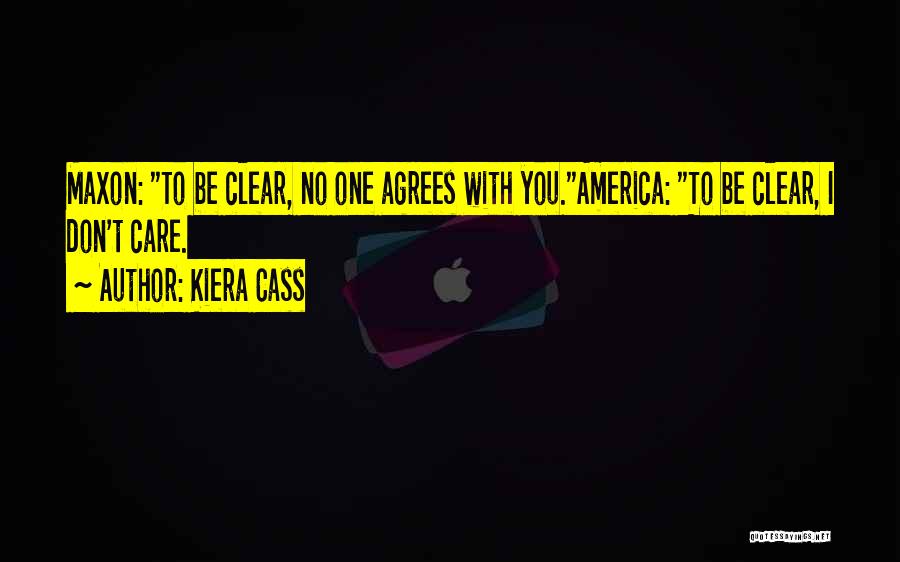 America Funny Quotes By Kiera Cass