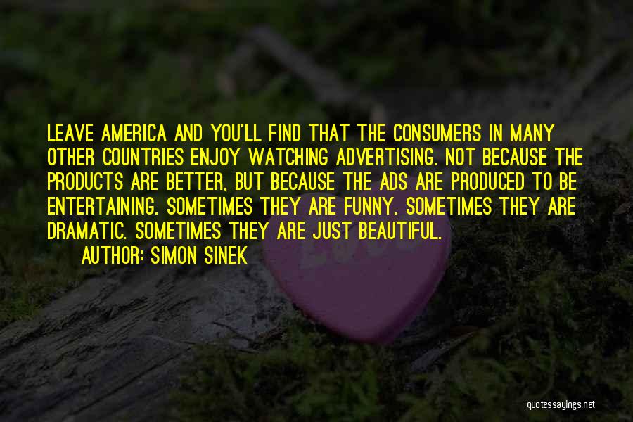 America Funny Quotes By Simon Sinek