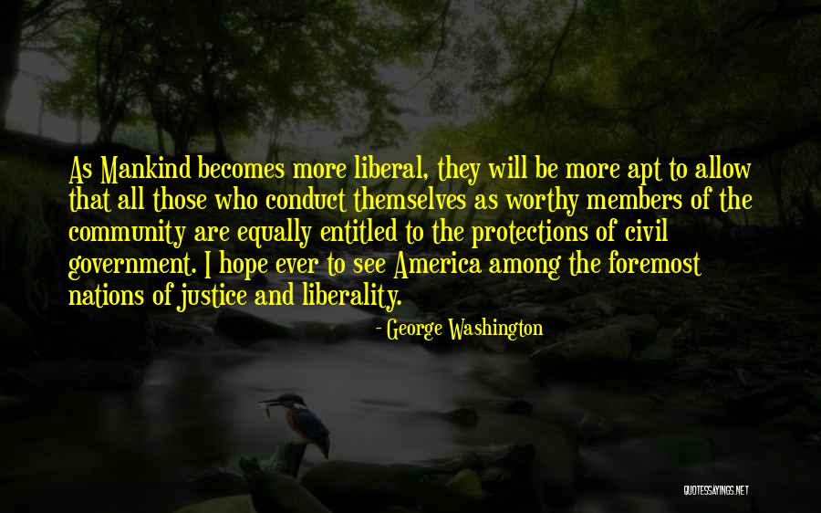 America George Washington Quotes By George Washington