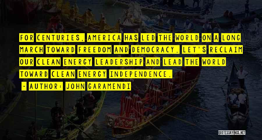 America Independence Quotes By John Garamendi