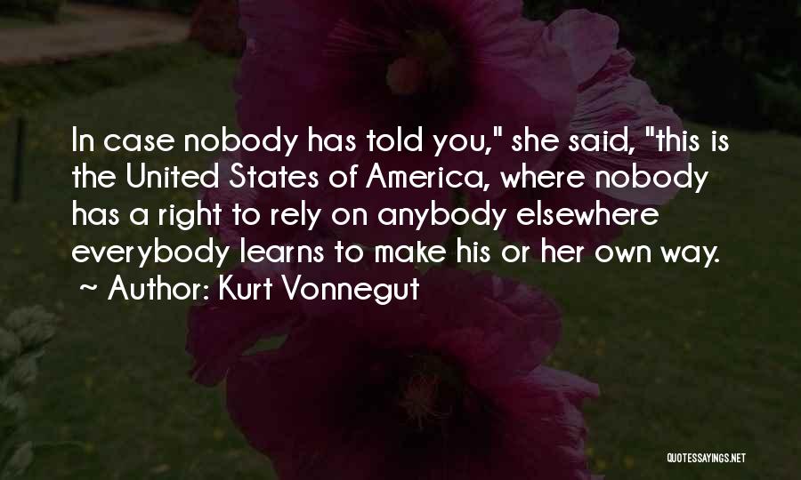 America Independence Quotes By Kurt Vonnegut
