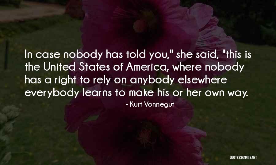 America Independence Quotes By Kurt Vonnegut