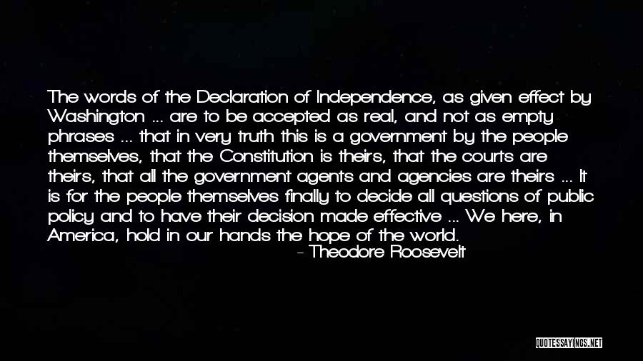 America Independence Quotes By Theodore Roosevelt