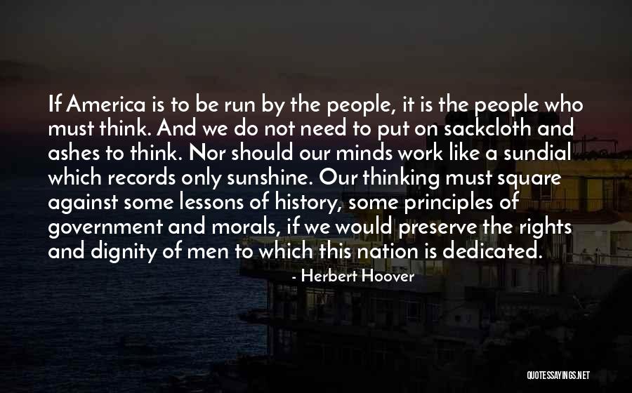 America Lessons Quotes By Herbert Hoover America Lessons Quotes By Herbert Hoover