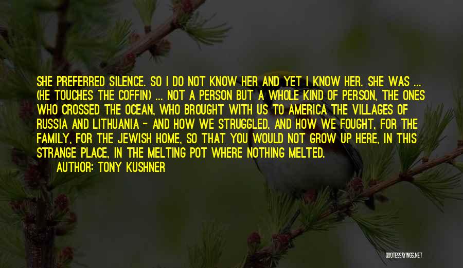 America Melting Pot Quotes By Tony Kushner