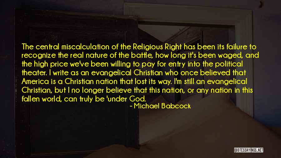 America Not A Christian Nation Quotes By Michael Babcock