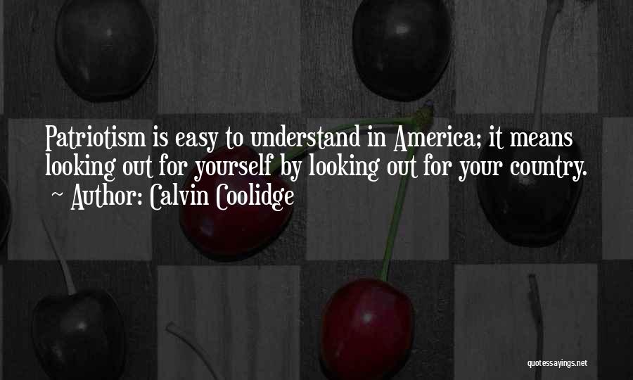 America Patriotic Quotes By Calvin Coolidge