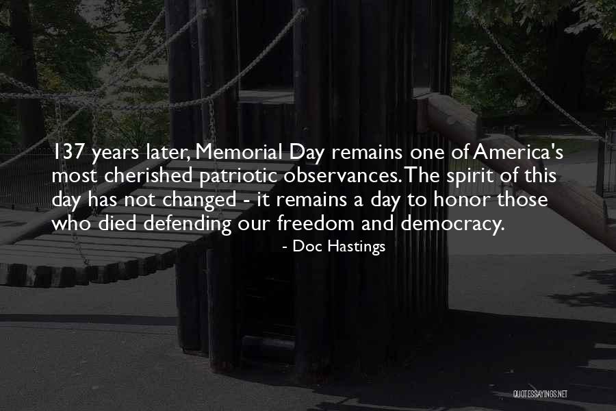 America Patriotic Quotes By Doc Hastings