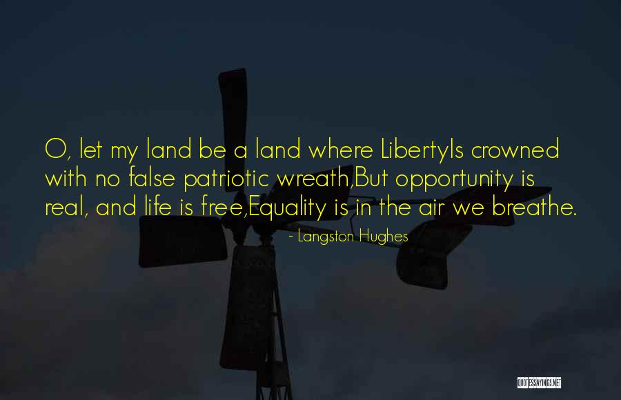 America Patriotic Quotes By Langston Hughes