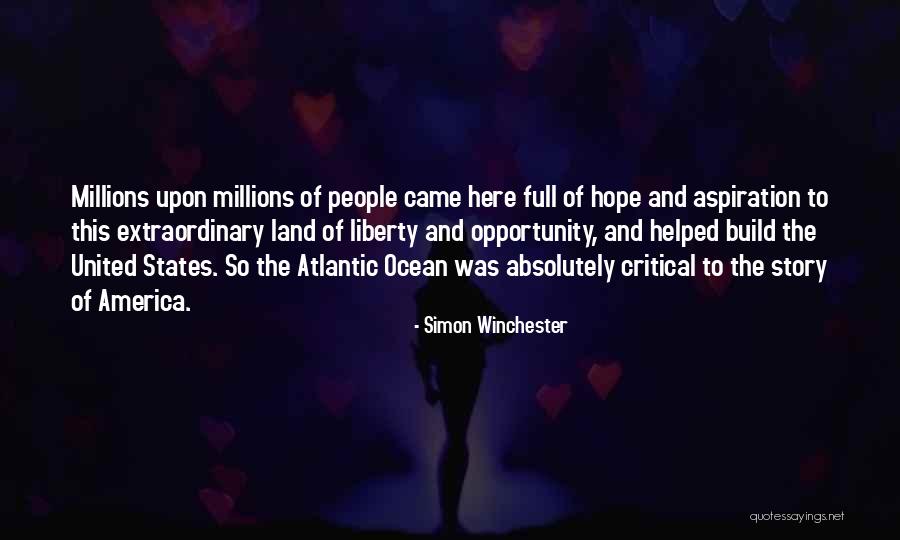 America United Quotes By Simon Winchester America United Quotes By Simon Winchester