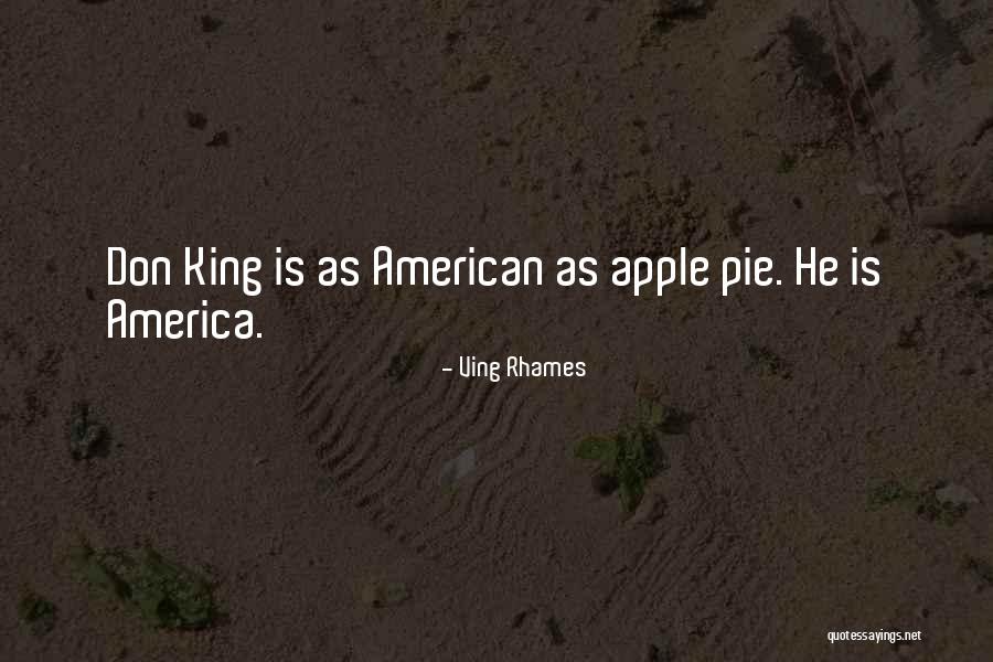 American Apple Pie Quotes By Ving Rhames