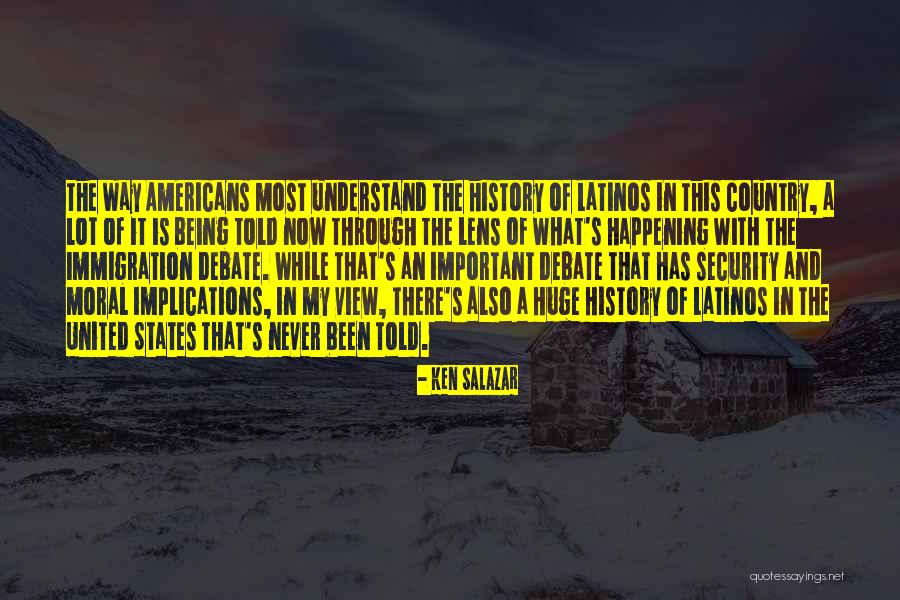 American Being A Melting Pot Quotes By Ken Salazar American Being A Melting Pot Quotes By Ken Salazar