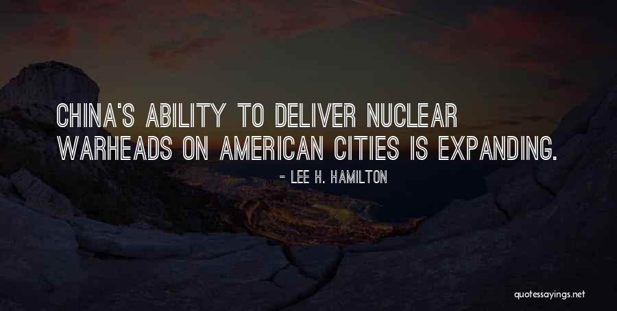 American Cities Quotes By Lee H. Hamilton American Cities Quotes By Lee H. Hamilton