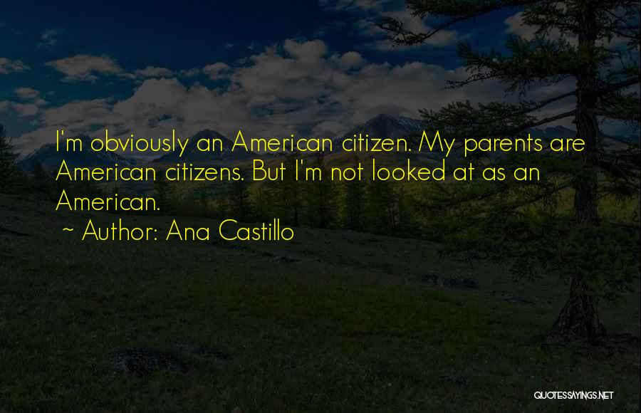 American Citizen Quotes By Ana Castillo