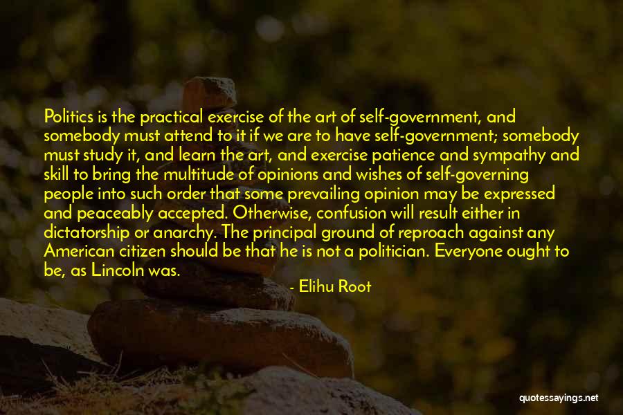 American Citizen Quotes By Elihu Root